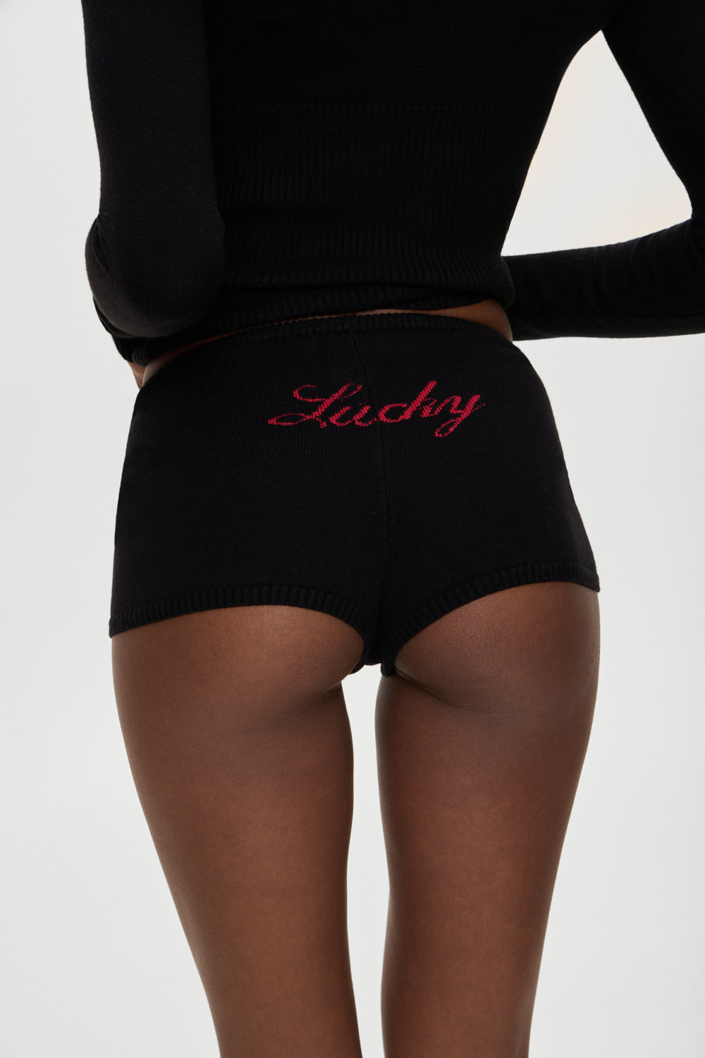 Frankiesbikinis-BradleyCloudKnitShort-LoneStarBlack-Back1