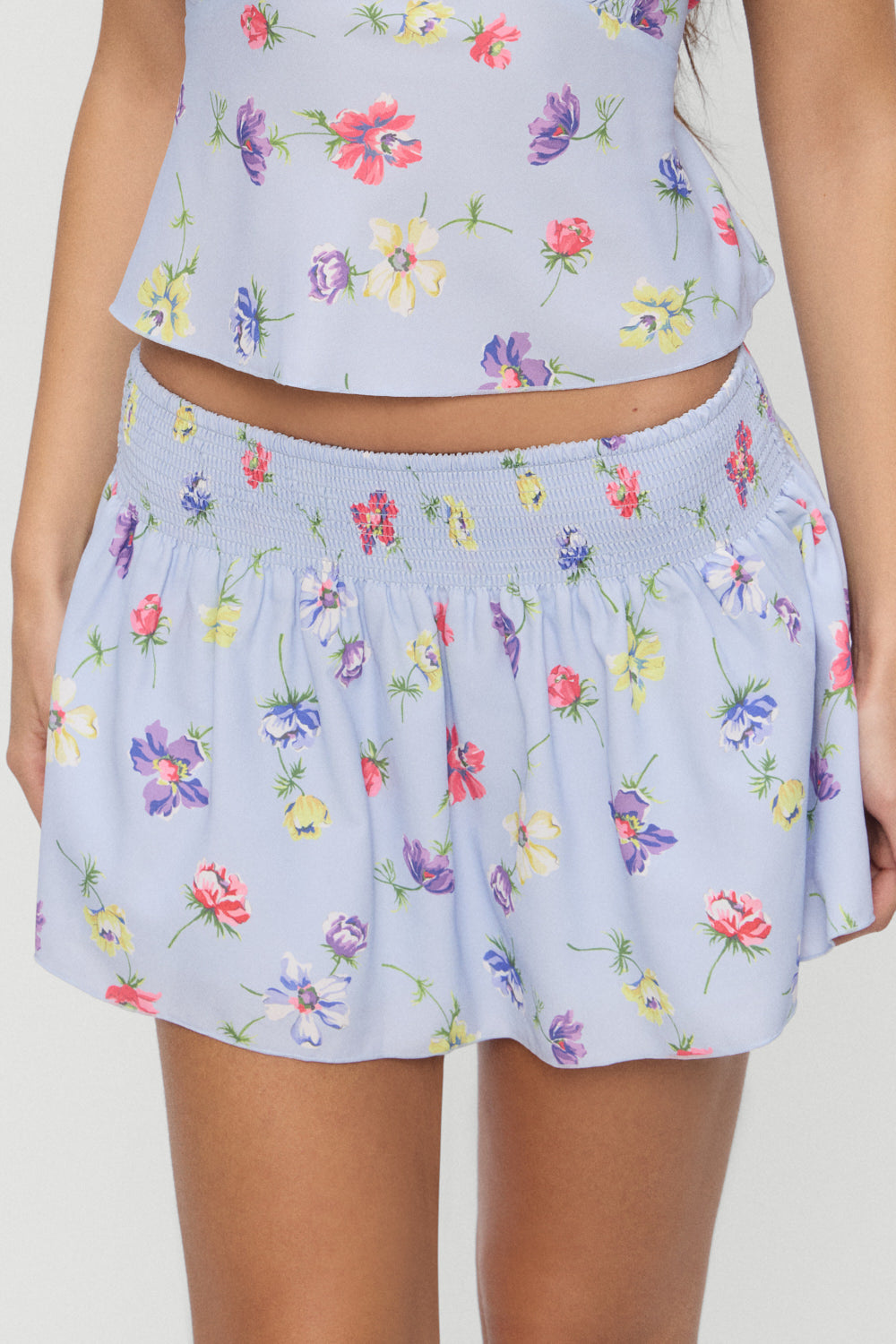 Frankiesbikinis-CloverSkirt-FreshFlorals-Detail