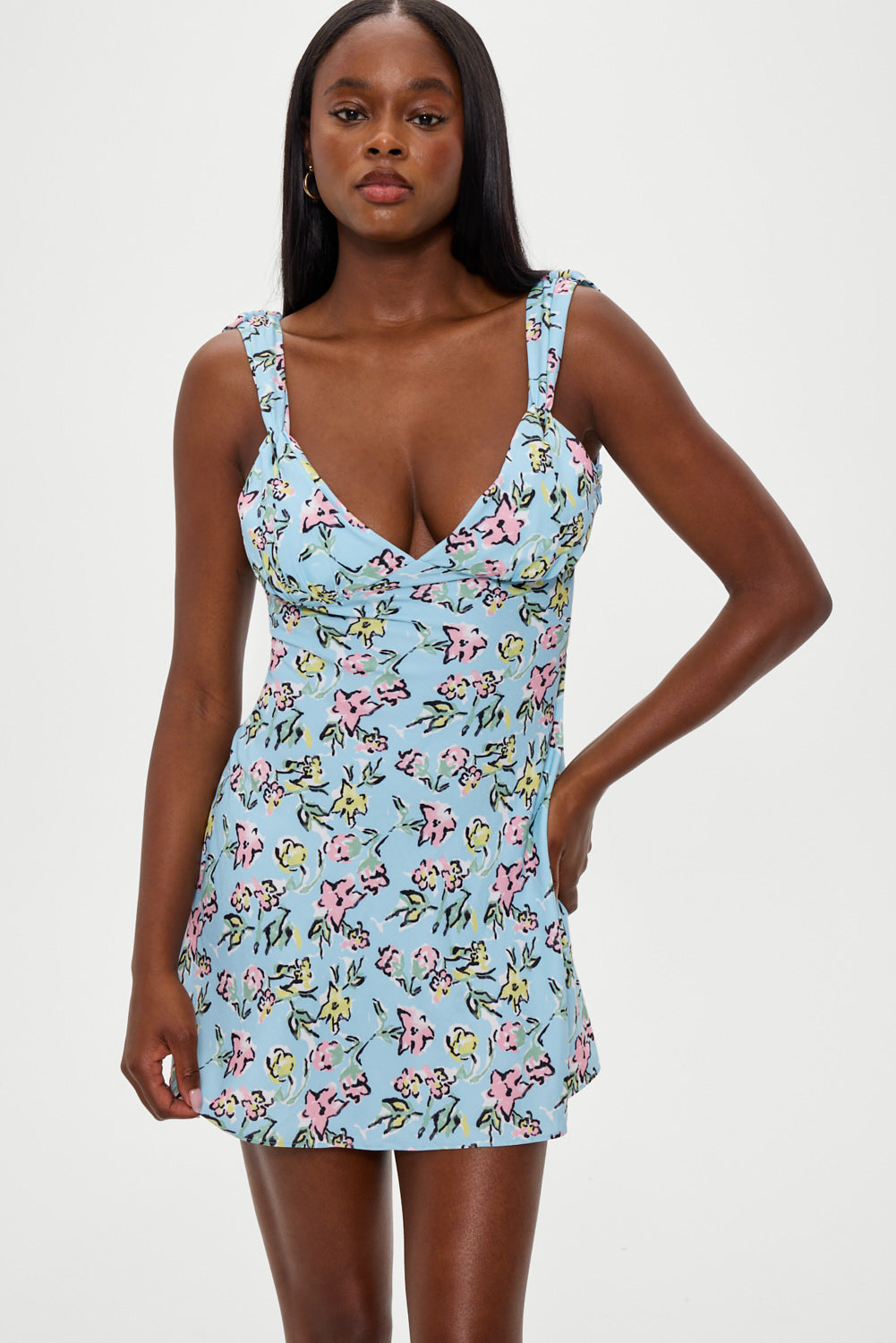 Frankiesbikinis-EmiliaDress-PastelPeony-Front2