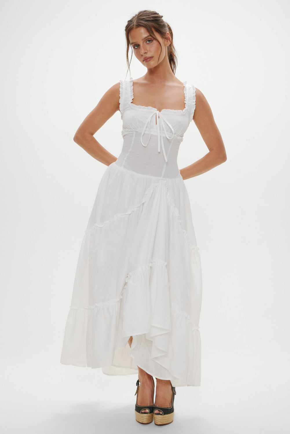 Frankiesbikinis-KeepsakeDress-DaisyWhite-Front