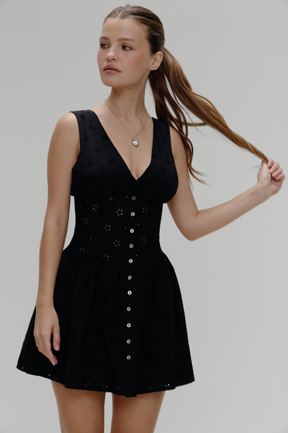 Frankiesbikinis-MarleyDress-Black-Front